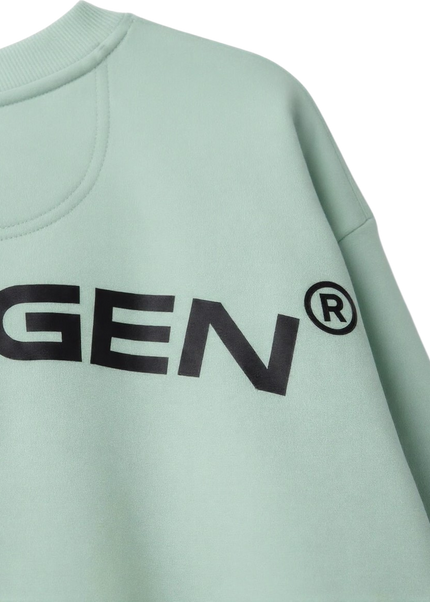 WOMEN'S OVERSIZED NX Sweatshirt - Mint Green