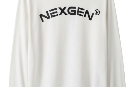 UNISEX NX OVERSIZE Long Sleeve Tee – White