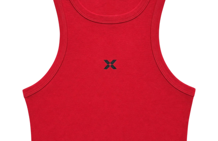 WOMEN'S BABY RACER TANK TOP - RED