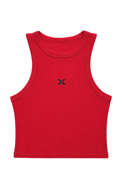 WOMEN'S BABY RACER TANK TOP - RED