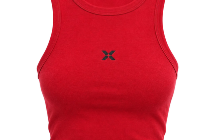 WOMEN'S BABY RACER TANK TOP - RED