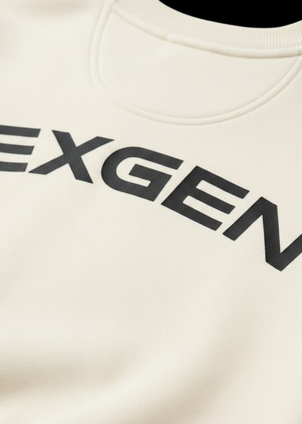 UNISEX OVERSIZED NX Sweatshirt - CREAM