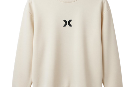 UNISEX OVERSIZED NX Sweatshirt - CREAM