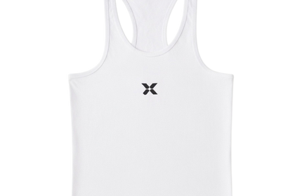 women's racer back tank - white