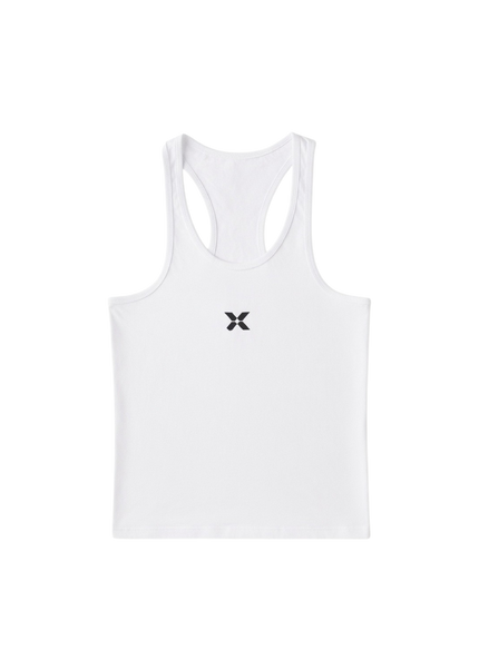 women's racer back tank - white